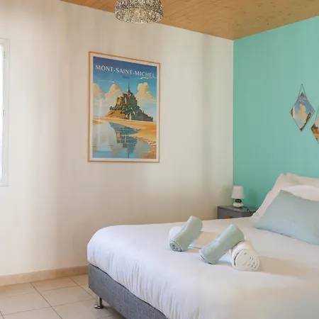 Vue Mt-st-michel, élégance, Calme Et Baby-foot Bonzini Сasa de vacaciones *