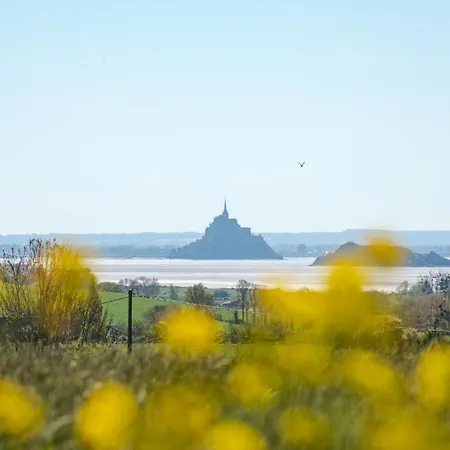 Vue Mt-st-michel, élégance, Calme Et Baby-foot Bonzini Сasa de vacaciones *