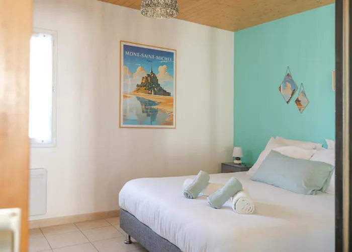 Vue Mt-st-michel, élégance, Calme Et Baby-foot Bonzini Сasa de vacaciones *